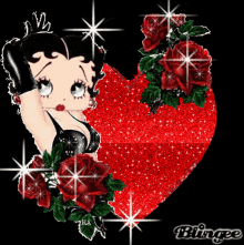 Betty Boop Heart GIF - Betty Boop Heart Sparkle GIFs