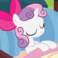 Sweetie Belle My Little Pony GIF - Sweetie Belle My Little Pony Sleeping GIFs