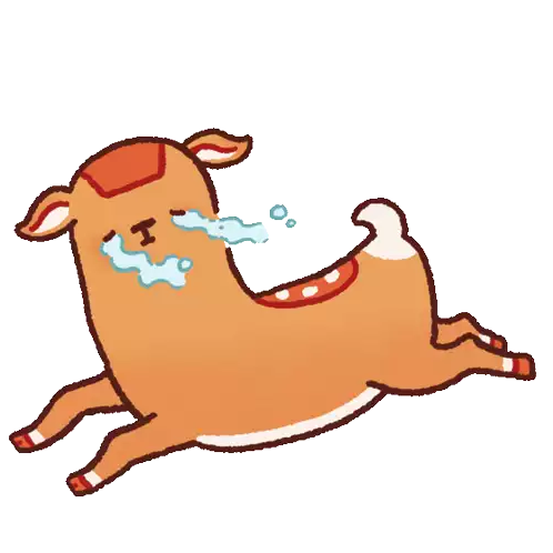 Chabo Running Away Crying Sticker - Chabo Days Cry Sad Stickers