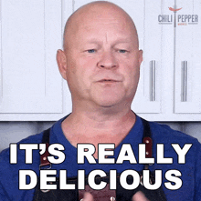 Its Really Delicious Michael Hultquist GIF - Its Really Delicious Michael Hultquist Chili Pepper Madness GIFs