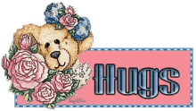 Hugs Bear GIF - Hugs Bear Flowers GIFs