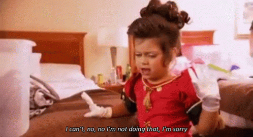 Toddlers And Tiaras Makenzie Myers GIF - Toddlers And Tiaras Makenzie Myers Im Not Doing That GIFs