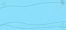 a blue background with a few lines and a flag in the background
