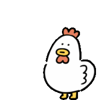 White Chicken Sticker - White Chicken Chicken Roast Stickers