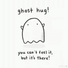 Ghost Hugs GIF