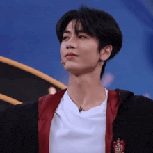 a young man is wearing a harry potter costume and a white shirt .