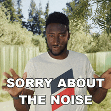 Sorry About The Noise Marques Brownlee GIF - Sorry About The Noise Marques Brownlee Sorry That It Is So Noisy GIFs