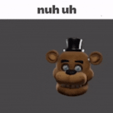 Nuh Uh Freddy GIF - Nuh Uh Freddy Five Nights At Freddy'S GIFs