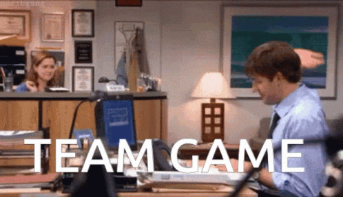 Teamwork Team Game GIF – Teamwork Team Game High Five – discover and ...