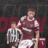 a soccer player wearing a maroon betway jersey