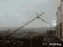 Construction Fail Crashing Down GIF - Construction Fail Crashing Down Crane GIFs