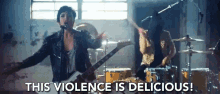 This Violence Is Delicious Singing GIF - This Violence Is Delicious Singing Playing Guitar GIFs