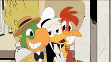 Donald Duck Panchito Pistoles GIF - Donald Duck Panchito Pistoles Awkward Smile GIFs
