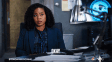 Okay Ayanna Bell GIF - Okay Ayanna Bell Law And Order Organized Crime GIFs