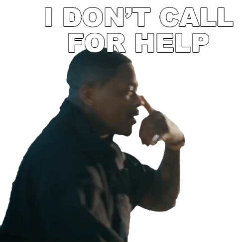 I Dont Call For Help Yg Sticker - I Dont Call For Help Yg Perfect Timing Song Stickers