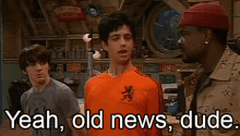 Drake And Josh Old News GIF - Drake And Josh Old News Heard That GIFs
