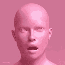 Pink Head GIF - Pink Head Floating GIFs