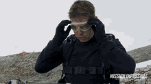 Safety Goggles On Ethan Hunt GIF - Safety Goggles On Ethan Hunt Tom Cruise GIFs