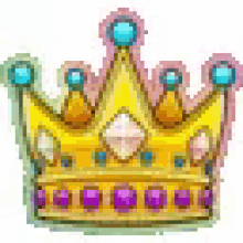 mixer king queen crown gold