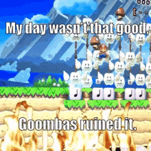 Goomba Mario GIF - Goomba Mario Super GIFs