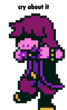 susie deltarune cry about it fast meme