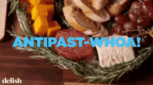 Antipast-whoa! GIF - Food Antipasto Wreath GIFs