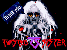 Twisted Sister Dee Snider GIF - Twisted Sister Dee Snider Thank You GIFs
