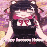 Raki Kazuki Raki Happy Raccoon Noises GIF - Raki Kazuki Raki Happy Raccoon Noises Raki Happy GIFs