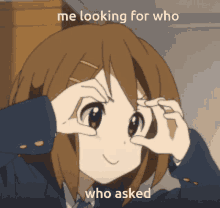 Yui Looking For Who Asked GIF - Yui Looking For Who Asked Who Asked GIFs