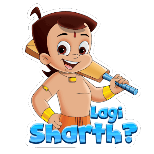 Lagi Sharth Chhota Bheem Sticker - Lagi Sharth Chhota Bheem Kitne Ki Sharth Stickers