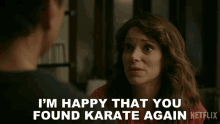 Im Happy That You Found Karate Again Courtney Heggeler GIF - Im Happy That You Found Karate Again Courtney Heggeler Amanda Larusso GIFs