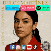 dulce martinez is featured on the cover of her new album