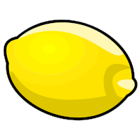 Lemon Spin Sticker