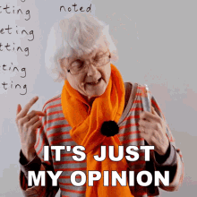 Its Just My Opinion Gill GIF - Its Just My Opinion Gill Engvid GIFs