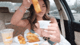 Steph Pappas Burger King GIF - Steph Pappas Burger King French Toast Sticks GIFs
