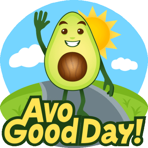 Avo Good Day Avocado Adventures Sticker - Avo Good Day Avocado Adventures Joypixels Stickers