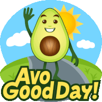 Avo Good Day Avocado Adventures Sticker - Avo Good Day Avocado Adventures Joypixels Stickers