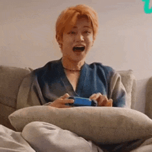 Yeonjun Excited Jumping Off Couch Txt GIF - Yeonjun Excited Jumping Off Couch Yeonjun Txt GIFs