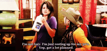 Got A Lot Planned GIF - Wizards Of Waverly Place Resting Up Not Lazy GIFs