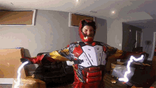 Electrocuted Iron Man GIF - Electrocuted Iron Man Papa Jake GIFs