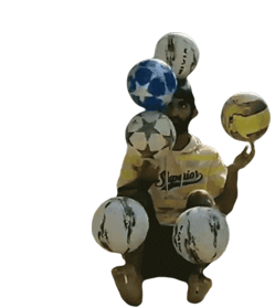 Spinning Ball Sticker - Spinning Ball Soccer Ball Stickers