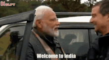 Welcome To India Modi GIF - Welcome To India Modi Bear Grills GIFs