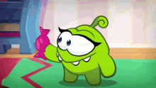 Scare Om Nom GIF - Scare Om Nom Cut The Rope GIFs