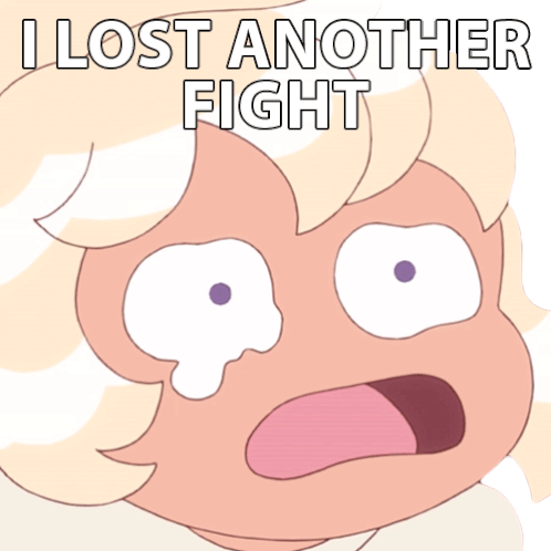 I Lost Another Fight Toast Sticker - I Lost Another Fight Toast Bee And Puppycat Stickers