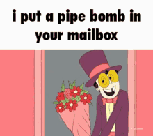 Superjail I Put A Pipe Bomb In Your Mailbox GIF - Superjail I Put A Pipe Bomb In Your Mailbox I Am In Your Walls GIFs
