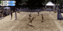 beach volleyball brazil cutshot