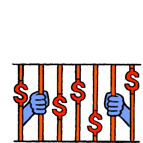 No Prisons For Profit Profit Prison Sticker - No Prisons For Profit Profit Prison Private Prisons Stickers