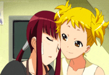 a couple of anime girls are standing next to each other with the word demondreaming on the bottom right