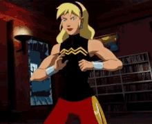 Wonder Girl Ready GIF - Wonder Girl Ready Young Justice GIFs
