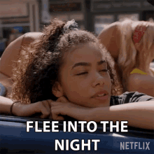 Flee Into The Night Ginny Miller GIF - Flee Into The Night Ginny Miller Ginny And Georgia GIFs